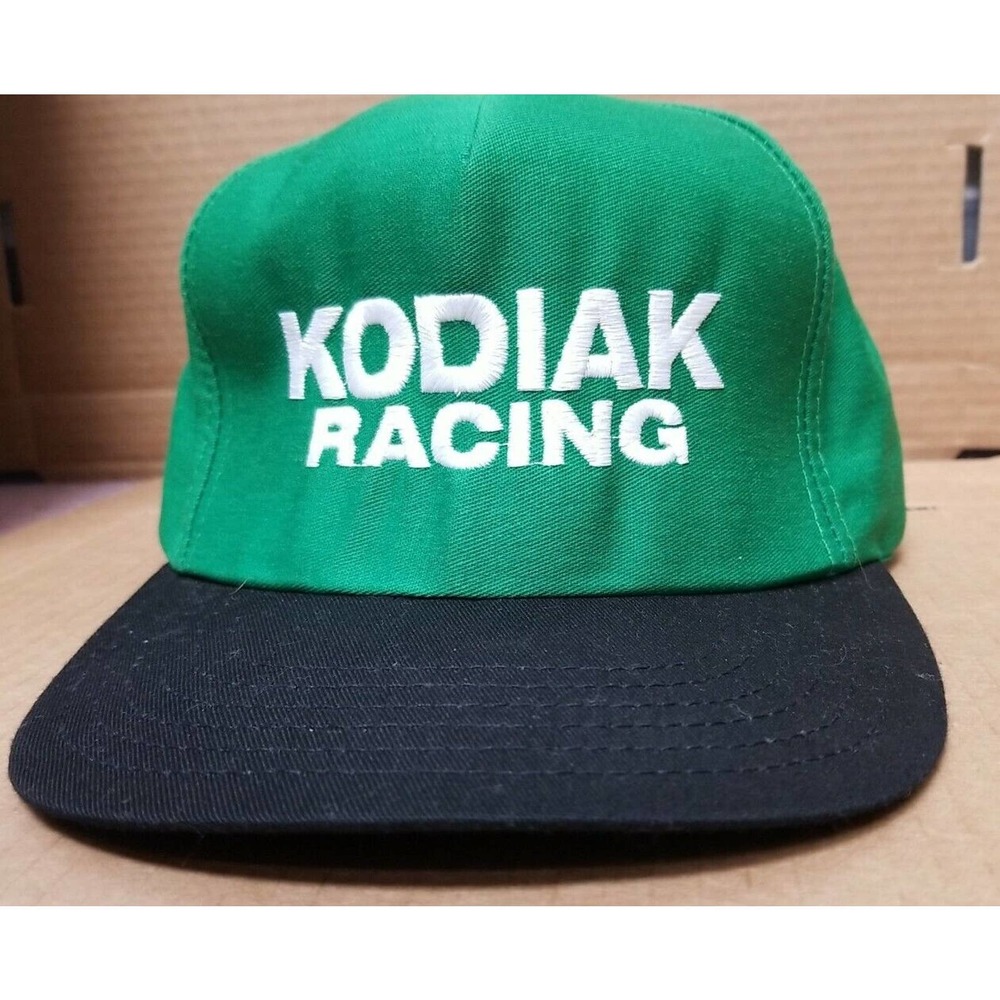 Vintage Kodiak Racing Trucker Baseball Hat Green
